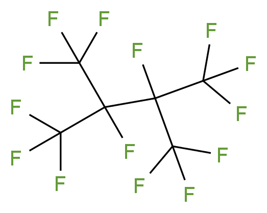 1,1,1,2,3,4,4,4-octafluoro-2,3-bis(trifluoromethyl)butane_分子结构_CAS_354-96-1