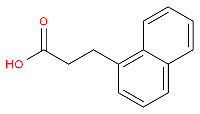 3-(Naphth-1-yl)propanoic acid_分子结构_CAS_3243-42-3)