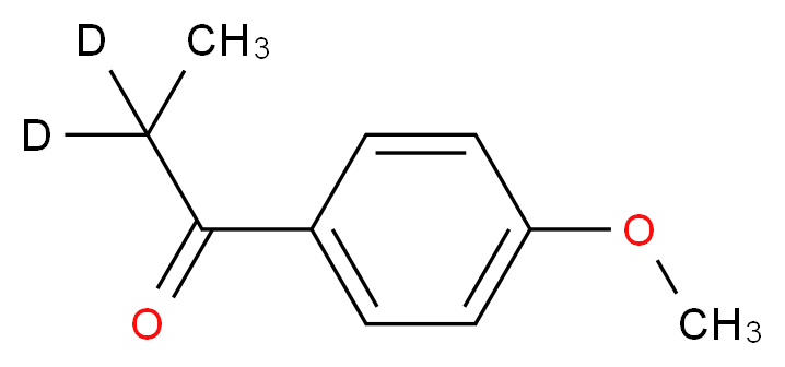 4'-Methoxypropiophenone-d2_分子结构_CAS_91889-35-9)