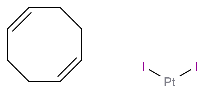 (1,5-环辛二烯)二碘铂(II)_分子结构_CAS_12266-72-7)