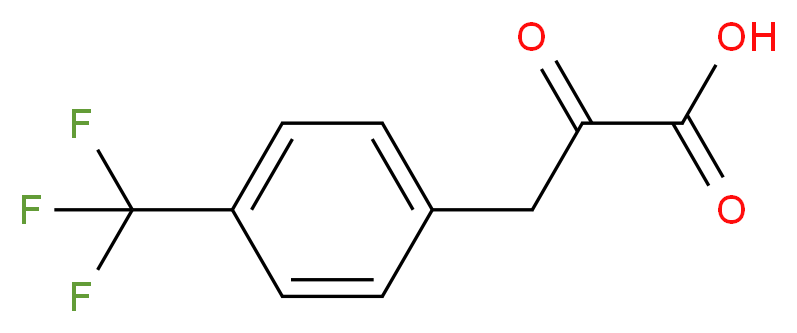 2-oxo-3-[4-(trifluoromethyl)phenyl]propanoic acid_分子结构_CAS_120658-71-1)