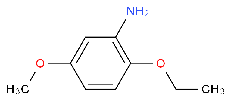 2-ethoxy-5-methoxyaniline_分子结构_CAS_)