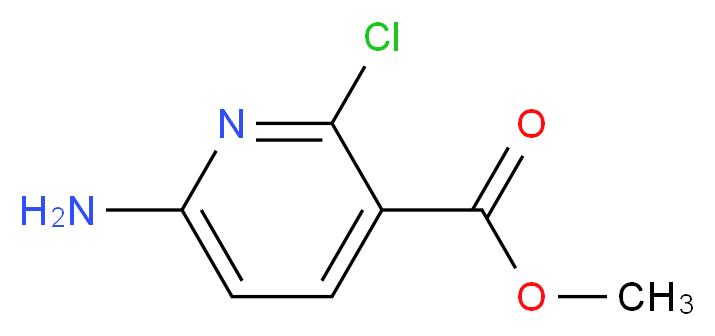 6-AMINO-2-CHLORO-NICOTINIC ACID METHYL ESTER_分子结构_CAS_1004294-64-7)