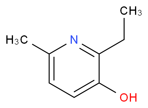 2-Ethyl-3-hydroxy-6-methylpyridine_分子结构_CAS_2364-75-2)