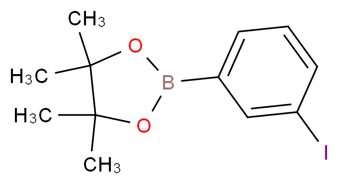 3-碘苯硼酸频哪酯_分子结构_CAS_408492-28-4)