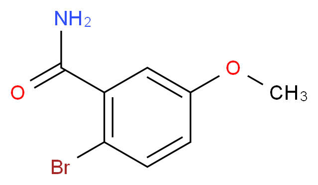 2-bromo-5-methoxybenzamide_分子结构_CAS_)
