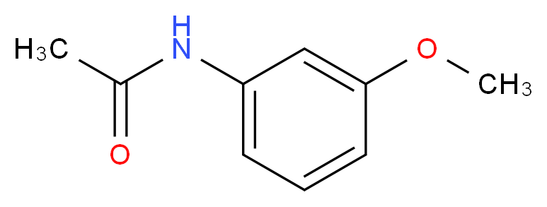 N-(3-Methoxyphenyl)acetamide_分子结构_CAS_588-16-9)