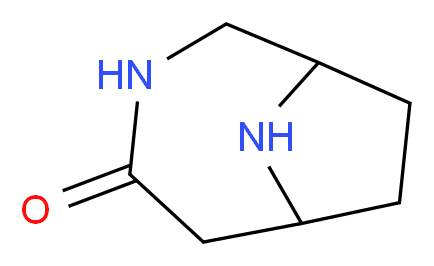 3,9-diazabicyclo[4.2.1]nonan-4-one_分子结构_CAS_1210963-09-9