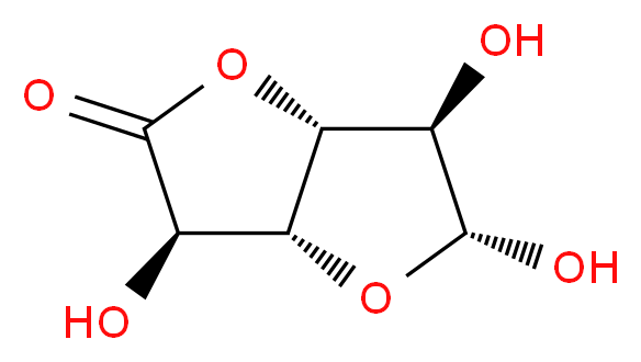 D-葡糖醛酸-γ-内酯_分子结构_CAS_32449-92-6)