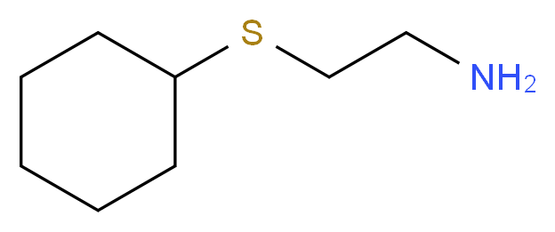 2-(Cyclohexylthio)ethanamine_分子结构_CAS_)