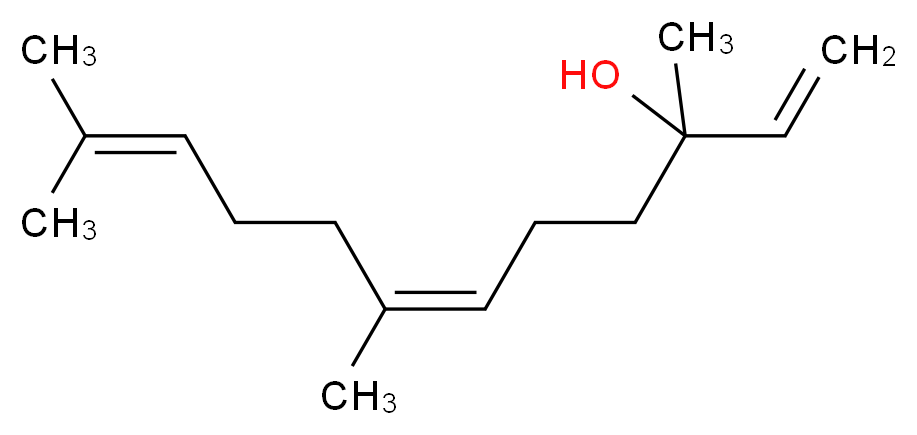 顺式-橙花叔醇_分子结构_CAS_3790-78-1)