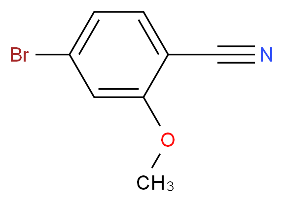 4-Bromo-2-methoxybenzonitrile_分子结构_CAS_330793-38-9)