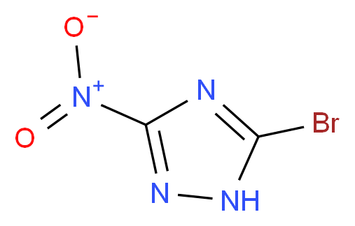 5-bromo-3-nitro-1H-1,2,4-triazole_分子结构_CAS_24807-56-5