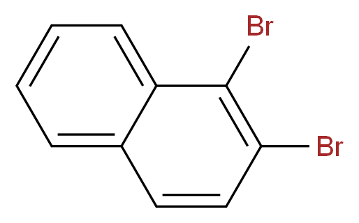 1,2-dibromonaphthalene_分子结构_CAS_5438-13-1