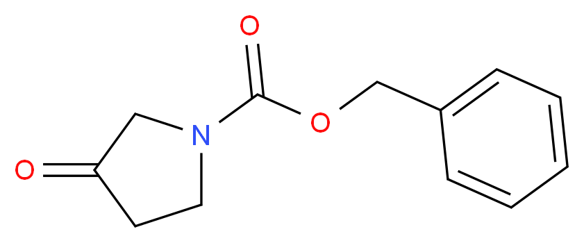 benzyl 3-oxopyrrolidine-1-carboxylate_分子结构_CAS_130312-02-6