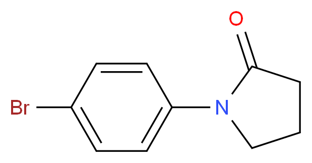 1-(4-bromophenyl)pyrrolidin-2-one_分子结构_CAS_7661-32-7