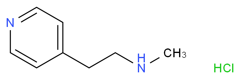 4-[2-(Methylamino)ethyl]pyridine hydrochloride_分子结构_CAS_)