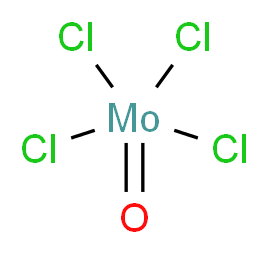 四氯氧化钼(VI)_分子结构_CAS_13814-75-0)