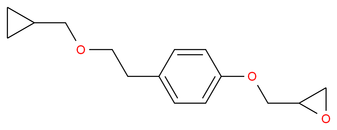 [[4-[2-(Cyclopropylmethoxy)ethyl]phenoxy]methyl]oxirane_分子结构_CAS_63659-17-6)