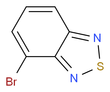 4-Bromo-benzo[1,2,5]thiadiazole_分子结构_CAS_22034-13-5)