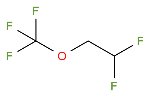 1,1-difluoro-2-(trifluoromethoxy)ethane_分子结构_CAS_84011-15-4