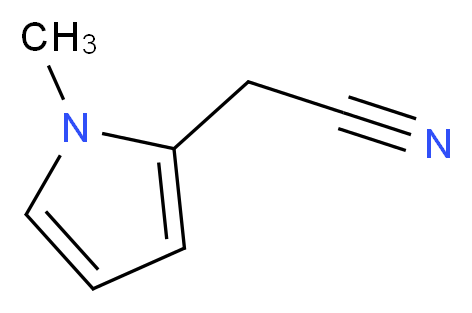 2-(1-methyl-1H-pyrrol-2-yl)acetonitrile_分子结构_CAS_24437-41-0