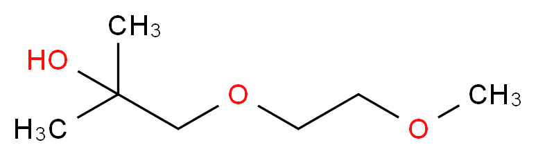 1-(2-甲氧基乙氧基)-2-甲基-2-丙醇_分子结构_CAS_211321-90-3)