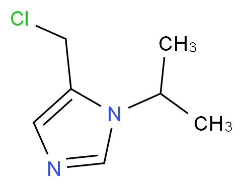 5-(chloromethyl)-1-(propan-2-yl)-1H-imidazole_分子结构_CAS_776290-49-4