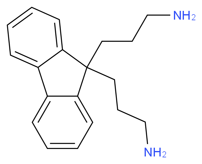 9,9-bis(3-AMINOPROPYL)FLUORENE_分子结构_CAS_2409-19-0)