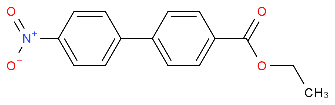 Ethyl 4'-nitro-[1,1'-biphenyl]-4-carboxylate_分子结构_CAS_6242-99-5)