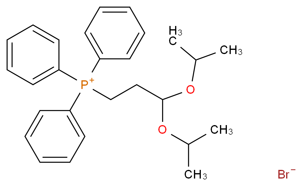 [3,3-Bis(1-methylethoxy)propyl]triphenylphosphonium bromide_分子结构_CAS_72931-54-5)