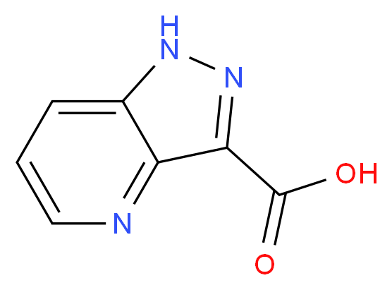 1H-pyrazolo[4,3-b]pyridine-3-carboxylic acid_分子结构_CAS_1260648-73-4