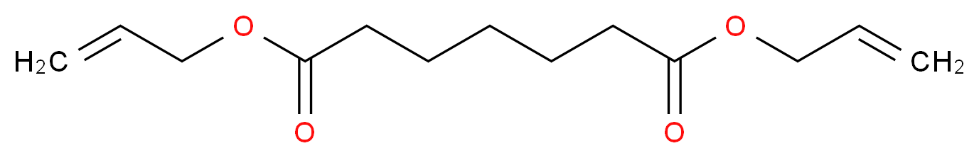 1,7-bis(prop-2-en-1-yl) heptanedioate_分子结构_CAS_91906-66-0