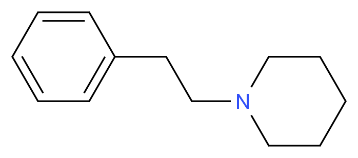 1-(2-phenylethyl)piperidine_分子结构_CAS_6949-43-5