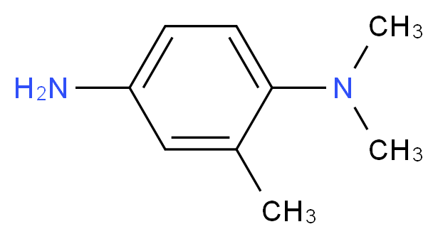 1-N,1-N,2-trimethylbenzene-1,4-diamine_分子结构_CAS_27746-11-8