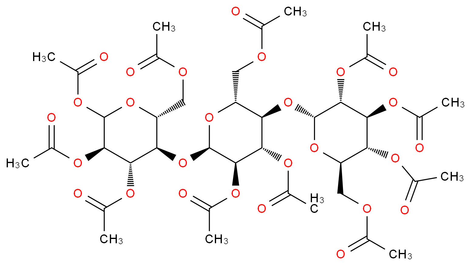 D-Maltotriose Peracetate_分子结构_CAS_93911-20-7)