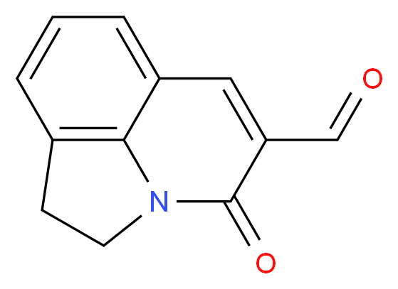 11-oxo-1-azatricyclo[6.3.1.0<sup>4</sup>,<sup>1</sup><sup>2</sup>]dodeca-4(12),5,7,9-tetraene-10-carbaldehyde_分子结构_CAS_386715-47-5
