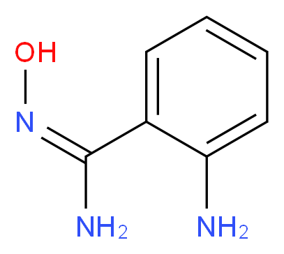 (E)-2-amino-N'-hydroxybenzene-1-carboximidamide_分子结构_CAS_16348-49-5