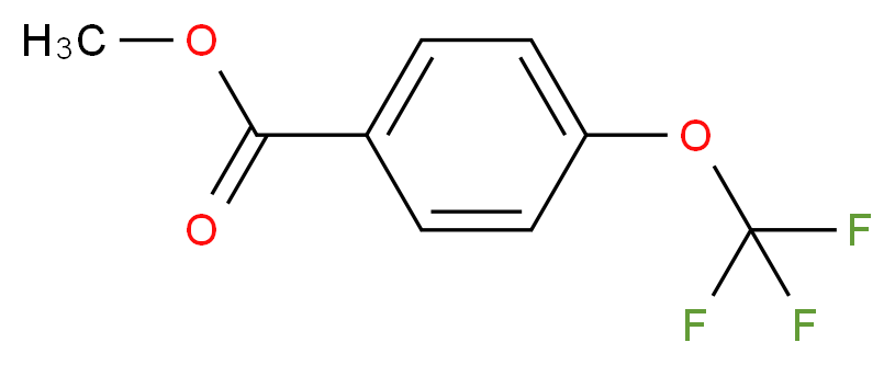 methyl 4-(trifluoromethoxy)benzoate_分子结构_CAS_780-31-4