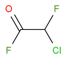 Chlorofluoroacetyl fluoride 98%_分子结构_CAS_359-34-2)