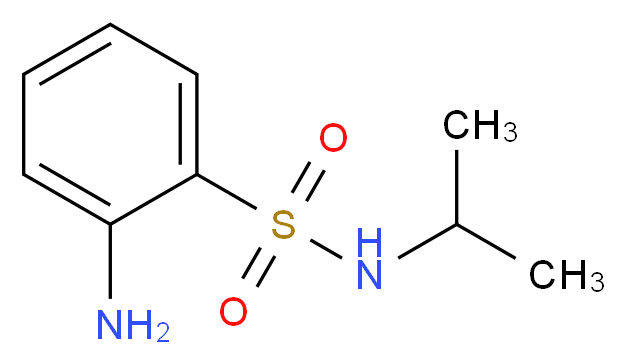2-Amino-N-isopropylbenzenesulfonamide_分子结构_CAS_761435-31-8)