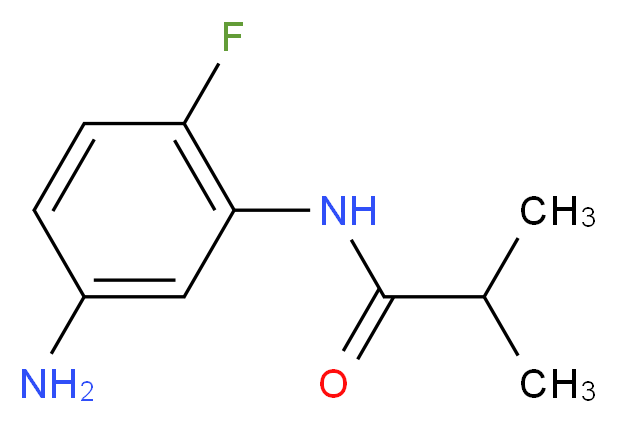 N-(5-Amino-2-fluorophenyl)-2-methylpropanamide_分子结构_CAS_)