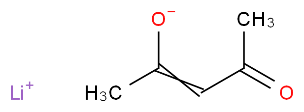 LITHIUM ACETYLACETONATE_分子结构_CAS_19185-99-0)