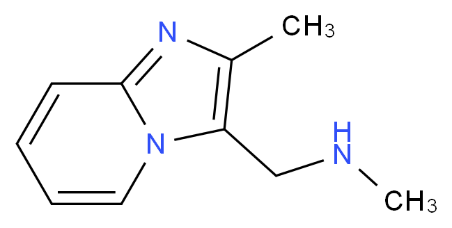 N-Methyl-N-[(2-methylimidazo[1,2-a]pyridin-3-yl)methyl]amine 97%_分子结构_CAS_857283-58-0)