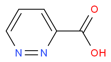 pyridazine-3-carboxylic acid_分子结构_CAS_2164-61-6