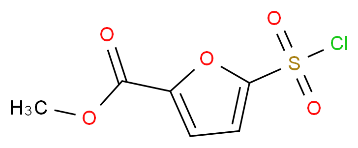 methyl 5-(chlorosulfonyl)-2-furoate_分子结构_CAS_69816-05-3)