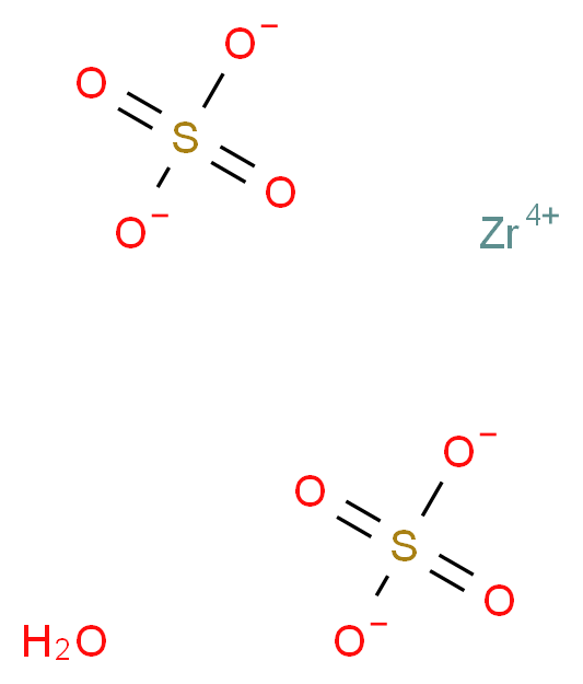 zirconium(4+) ion hydrate disulfate_分子结构_CAS_34806-73-0