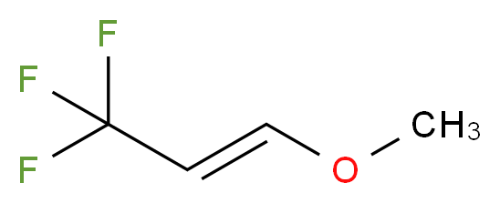 (E)-1-Methoxy-3,3,3-trifluoropropene 97%_分子结构_CAS_26885-71-2)