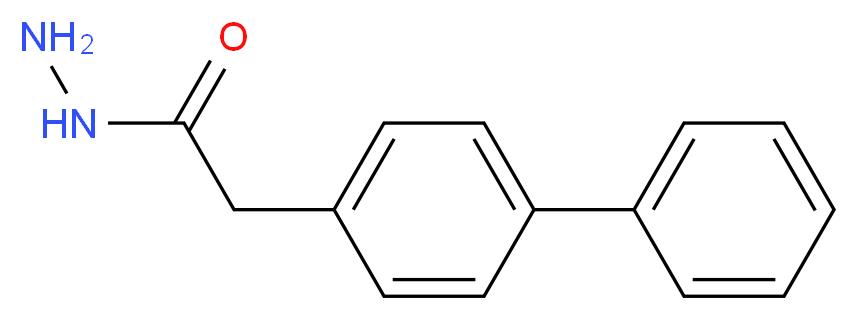 2-biphenyl-4-ylacetohydrazide_分子结构_CAS_139277-58-0)