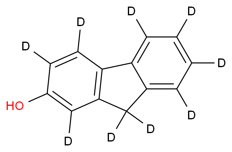 2-Hydroxy Fluorene-d9_分子结构_CAS_922510-18-7)